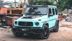 Sài Gòn: Mercedes-AMG G63 độ Brabus hầm hố thêm độc đáo với bộ cánh xanh dương lạ mắt