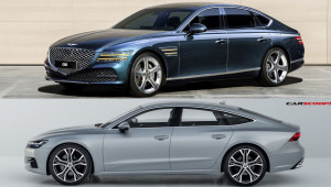 Cùng kích thước, chung kiểu dáng, Genesis G80 2021 liệu có “đấu” nổi Audi A7 Sportback?