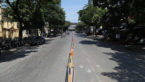 Bắt đầu rào chắn đường Trần Hưng Đạo để thi công ga ngầm S12