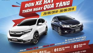 Mua Honda CR-V và City nhận quà tặng trị giá 13,5 triệu đồng