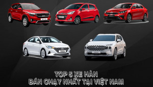 TOP 5 mẫu xe Hàn có doanh số cao nhất tại Việt Nam: Toàn 