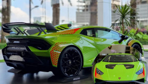 Campuchia đón Lamborghini Huracan STO chính hãng thứ 3, khác biệt với 2 chiếc trước đó