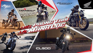 Honda Việt Nam giới thiệu loạt xe phân khối lớn mới