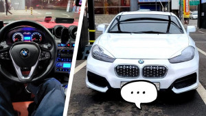 Cư dân mạng thích thú với chiếc Hyundai Tiburon “hóa thân” thành BMW Coupe