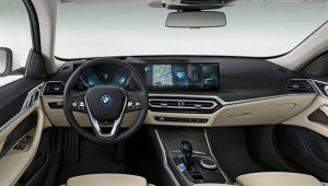 Rò rỉ hình ảnh nội thất của BMW i4 hoàn toàn mới - Sẽ có màn hình cong 