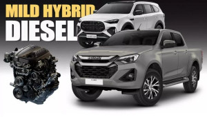 Isuzu mu-X và D-Max được bổ sung tùy chọn động cơ hybrid