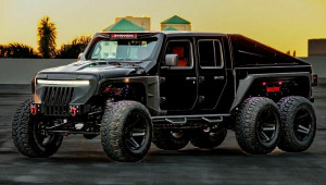 Jeep Gladiator “Hellfire” 6x6 khoe ngoại hình đầy dữ dằn, mạnh hơn 750 mã lực