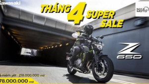 Nhiều mẫu xe Kawasaki tại Việt Nam hưởng ưu đãi bất ngờ, giảm tới 40 triệu VNĐ