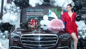 Người mẫu Khánh My tậu Mercedes-Benz S450 Luxury giá 5,379 tỷ đồng