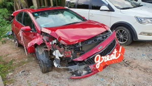 Ngân hàng gây sốc khi phát mại Kia Cerato 2018 nát tan tành với giá 338 triệu đồng