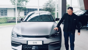 Lộ ảnh Kia EV6 đầu tiên có mặt tại Việt Nam, dự kiến ra mắt trong năm nay
