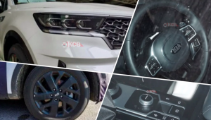 Kia Sorento 2021 hé lộ hình ảnh rò rỉ đầu tiên, hiện đại và nam tính