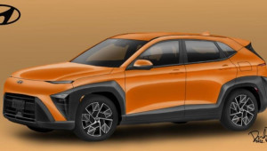 Hyundai Kona Electric 2024 rò rỉ thiết kế ngoại thất