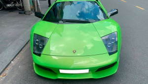 Tái ngộ Lamborghini Murcielago LP640 màu xanh cốm cực độc tại Việt Nam