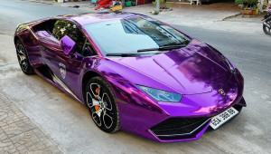 Cần Thơ: Lamborghini Huracan của đại gia kinh doanh xe “2 thì” thay “áo” mới cực cháy