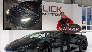 Chàng trai 24 tuổi trúng thưởng Lamborghini Huracan và gặp tai nạn sau chưa đầy một tháng nhận xe