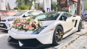 Lamborghini Gallardo Superleggera độc nhất Việt Nam tái xuất với nhiệm vụ làm xe hoa