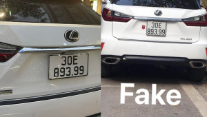 Chủ xe Lexus truy tìm kẻ giả mạo biển số, mạnh tay tặng 10 triệu VNĐ cho ai chỉ điểm