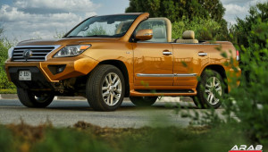 Chiêm ngưỡng Lexus LX570 độ mui trần: SUV nhà giàu giờ còn độc chưa từng thấy