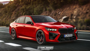 BMW M5 2024 sắp ra mắt: Thiết kế vuông vức giống X5 M, trang bị động cơ hybrid mượn từ SUV XM