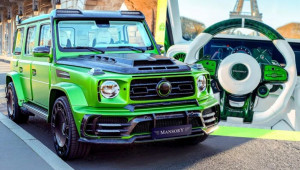 Chiêm ngưỡng chiếc Mercedes-AMG G63 màu xanh neon nổi bật được nâng cấp bởi Mansory