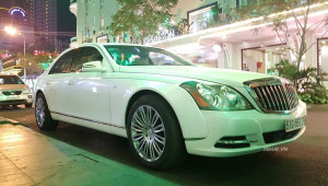 Bắt gặp hàng hiếm Maybach 57S trên đường phố Sài Gòn