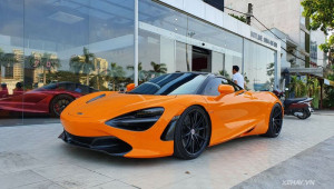 Mục sở thị McLaren 720S độ khủng của doanh nhân Nguyễn Quốc Cường trên phố Sài Thành
