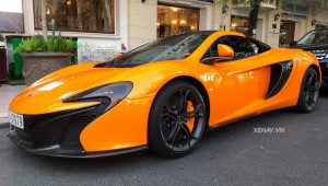 Ngắm nghía siêu phẩm McLaren 650S Spider trên đường 