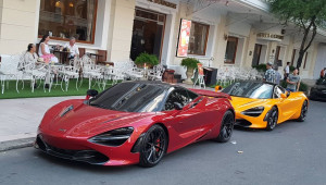 TP.HCM: Bắt gặp bộ đôi siêu phẩm McLaren 720S rủ nhau xuống phố sau Car Passion 2019