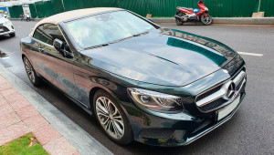 Chạm mặt Mercedes-Benz S500 Cabriolet Xanh lục bảo cực hiếm trên phố Sài Gòn