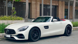 Loạt ảnh siêu phẩm Mercedes-AMG GT Roadster độc nhất tại Việt Nam sau khi 