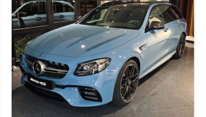 Ngắm Mercedes-AMG E63 S tuyệt đẹp trong màu áo China Blue dịu mát