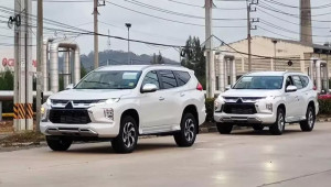 Mitsubishi Pajero Sport 2024 lần đầu lộ diện, dự kiến ra mắt trong tháng này