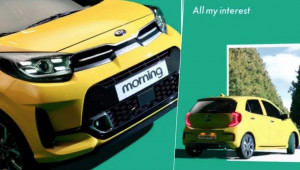 Kia Morning 2021 bất ngờ lộ hàng với ngoại hình thể thao và hấp dẫn