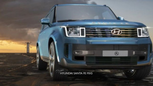 Hyundai Santa Fe 2023 sẽ có thiết kế giống Land Rover Defender?