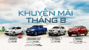 Nissan Việt Nam tung ưu đãi tới 40 triệu đồng cho khách mua xe trong tháng 8 này
