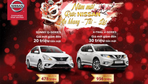 Nissan Việt Nam giảm giá tới 30 triệu cho X-Trail V-series và Sunny Q-series