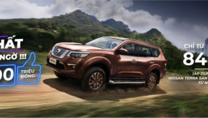 Nissan Việt Nam đưa ra ưu đãi lớn chưa từng có cho Nissan Terra