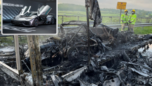 Siêu phẩm Mercedes-AMG One trị giá 63 tỷ VNĐ bất ngờ bốc cháy
