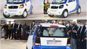 Oxygen: Ô tô điện giá “siêu rẻ” của Iran, mỗi lần sạc đầy đi được 220 km