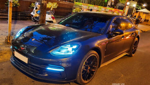 Chiêm ngưỡng Porsche Panamera 4 Sport Turismo: Vẻ đẹp kiêu sa dưới hoàng hôn Sài Gòn