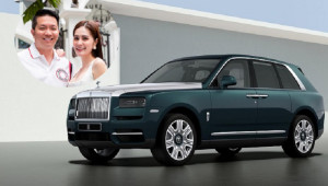 Vợ chồng ca sĩ Đoàn Di Băng mạnh tay “tậu” thêm Rolls-Royce Cullinan chính hãng, giá lên đến gần 50 tỷ đồng
