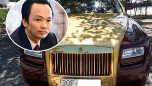 Rolls-Royce Ghost dát vàng của ông Trịnh Văn Quyết bị ngân hàng BIDV thu giữ