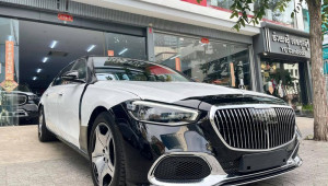 Ngắm xe sang Mercedes-Maybach S580 2021 đẹp long lanh bên Campuchia