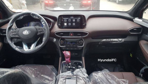 Ảnh nóng nội thất Hyundai Santa Fe 2019 trước ngày mở bán tại Việt Nam