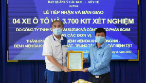 Suzuki tiếp sức Đồng Nai phòng chống dịch Covid-19, hỗ trợ 4 xe thương mại trị giá hơn 1 tỷ đồng