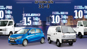 Kỷ niệm 25 năm thành lập, Suzuki ưu đãi lớn cho khách mua ô tô trong tháng 3
