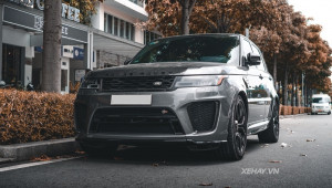 Cận cảnh SUV hạng sang Range Rover Sport SVR siêu hiếm tại Việt Nam