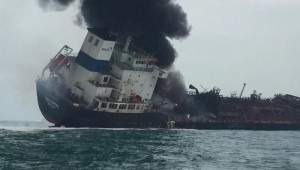 Tàu chở dầu Việt Nam bốc cháy trên biển Hồng Kông, Cục Hàng hải nói gì?