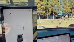 Chủ xe Tesla hoang mang khi đi qua nghĩa trang vắng vẻ nhưng xe lại báo phát hiện 